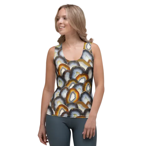 Agate Alchemy on a Women's Tank Top