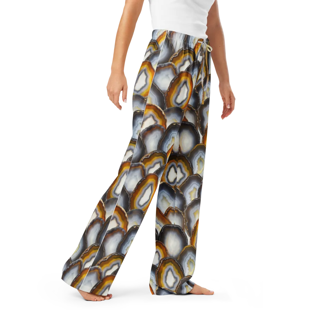 Agate Alchemy on Women's Pajama Pants — Right Front