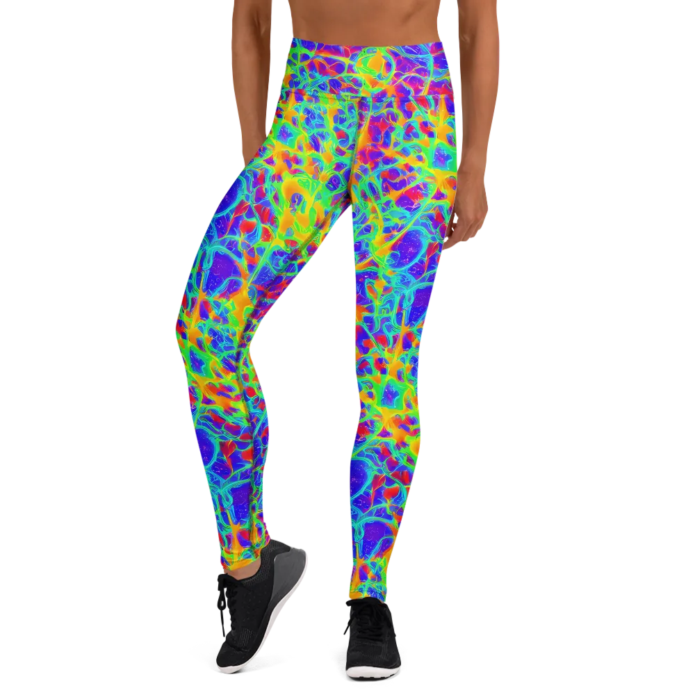 Radiant Mutation on Yoga Leggings — Front
