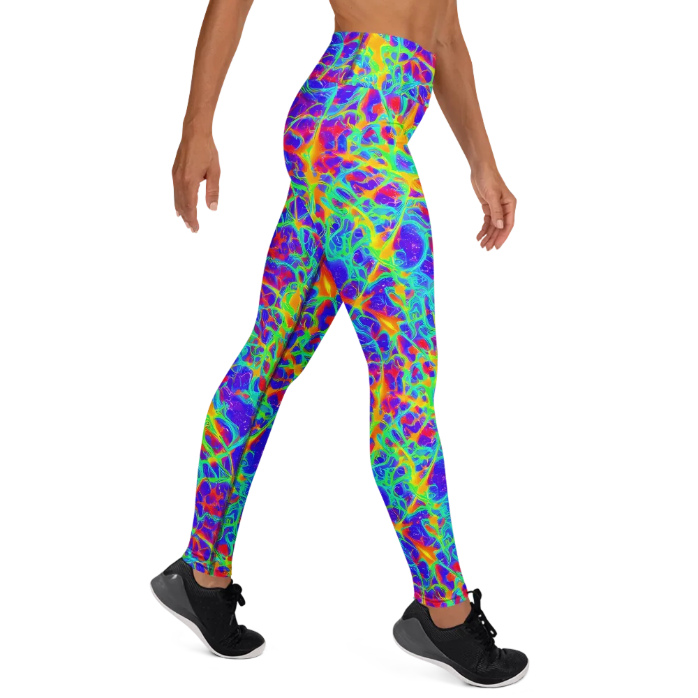 Radiant Mutation on Yoga Leggings — Right