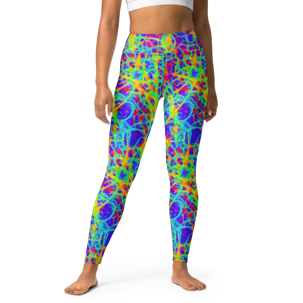 Radiant Mutation on Yoga Leggings — Front