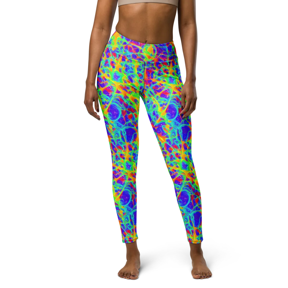 Radiant Mutation on Yoga Leggings — Front
