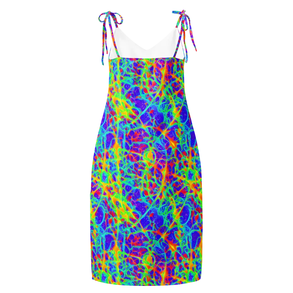 Radiant Mutation on Slip Dress — Back