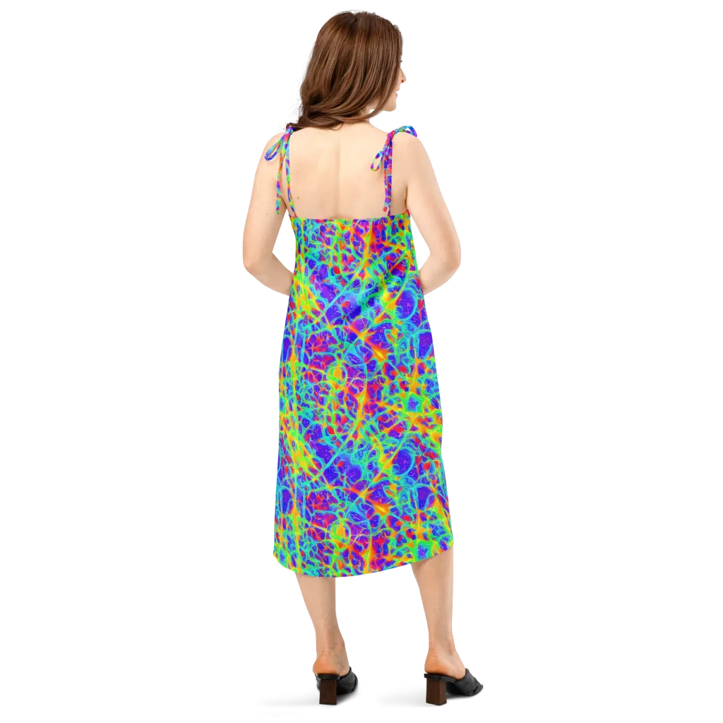 Radiant Mutation on Slip Dress — Back