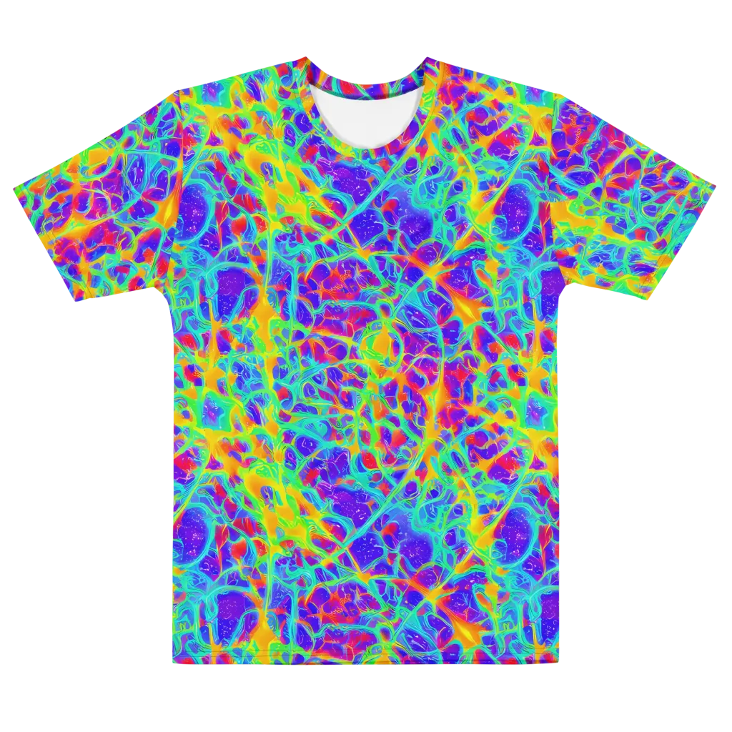 Radiant Mutation on Men's Cotton Crew Neck T-Shirt — Front