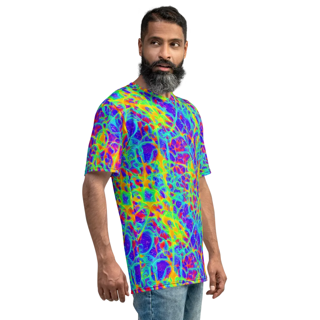 Radiant Mutation on Men's Crew Neck T-Shirt — Right