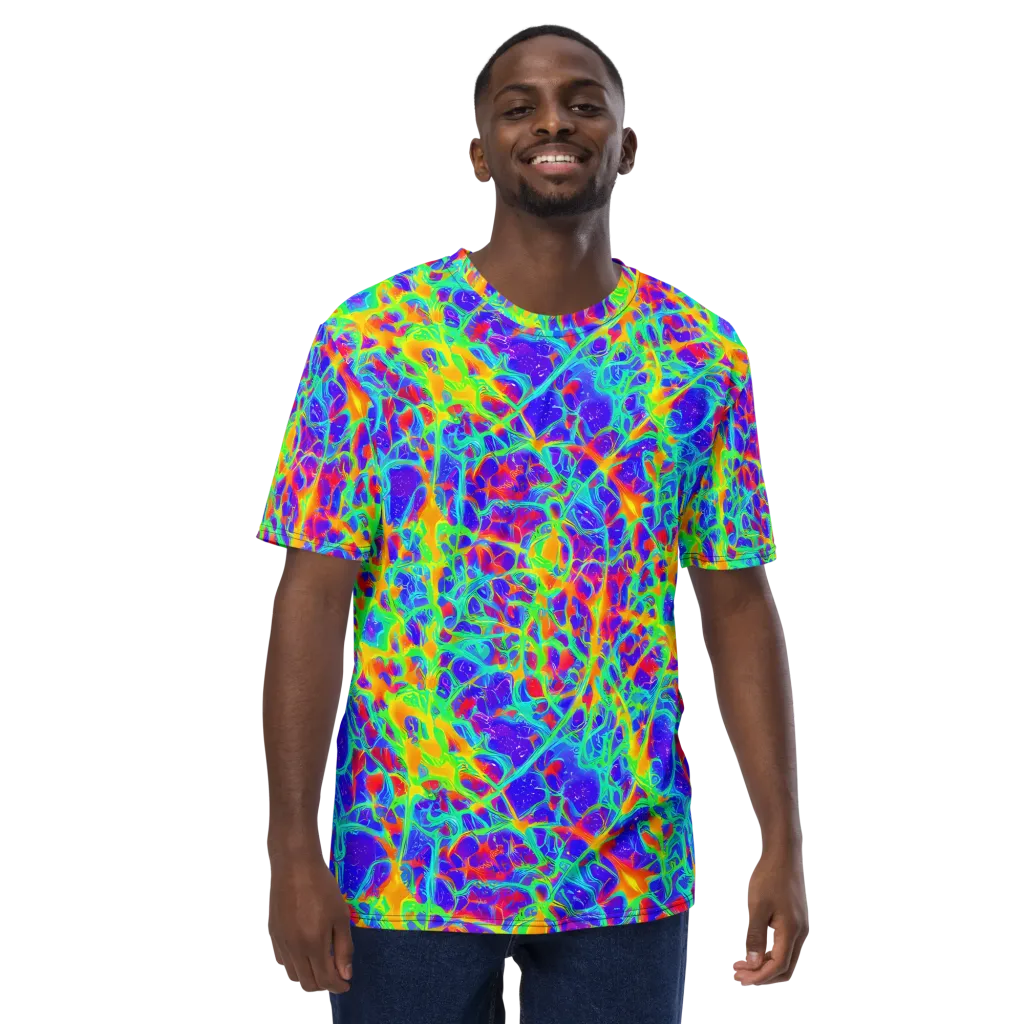 Radiant Mutation on Men's Crew Neck T-Shirt — Front