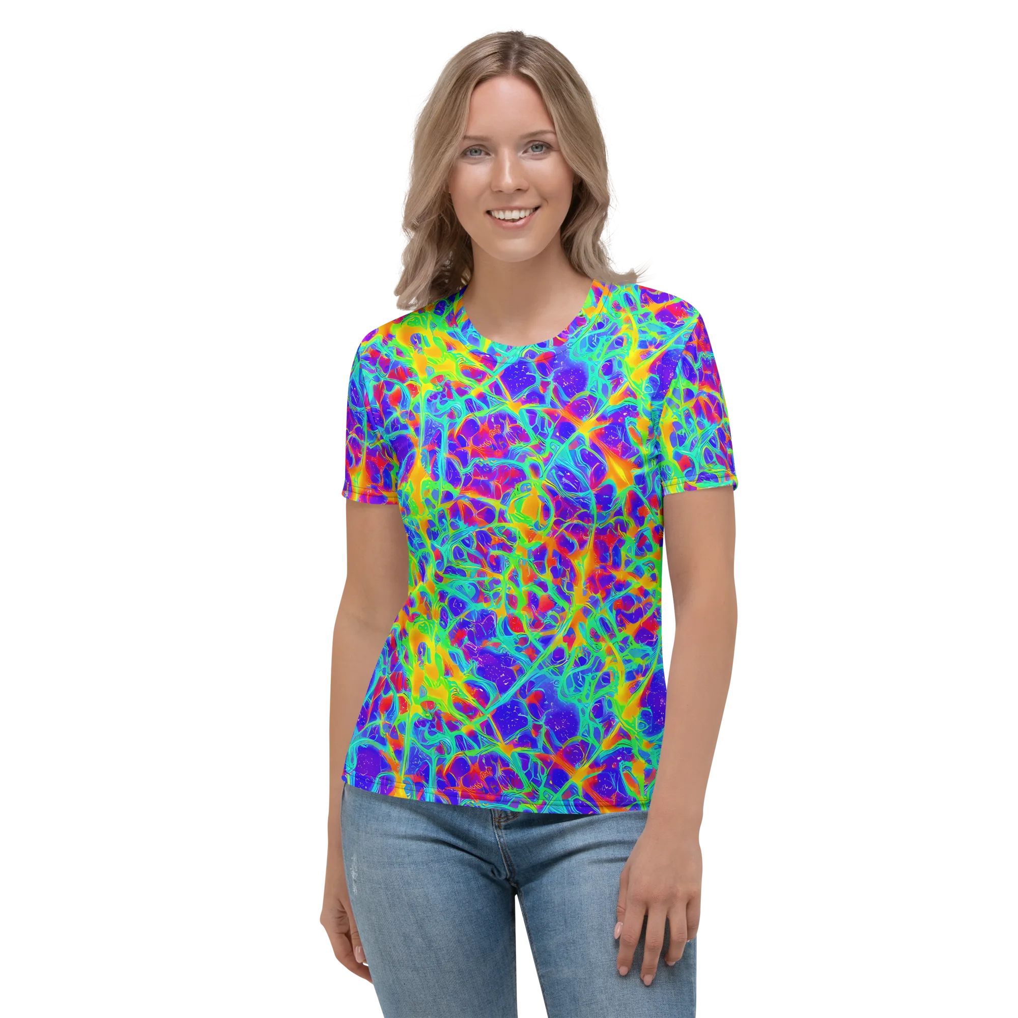 Radiant Mutation on Women's Crew Neck T-Shirt — Front