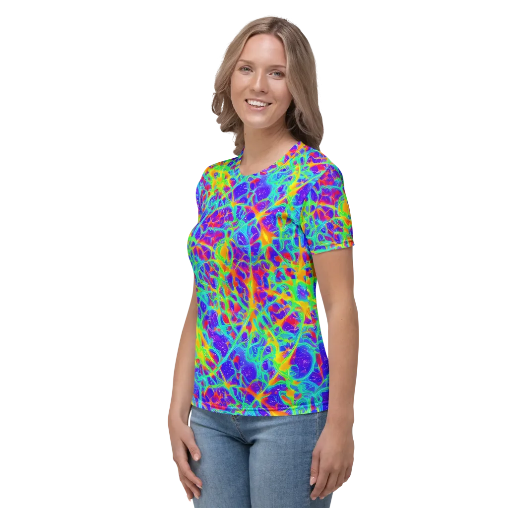 Radiant Mutation on Women's Crew Neck T-Shirt — Left