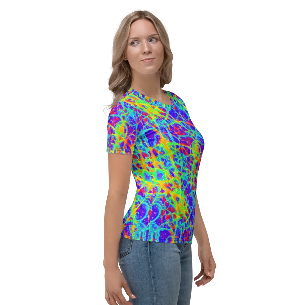 Radiant Mutation on Women's Crew Neck T-Shirt — Right