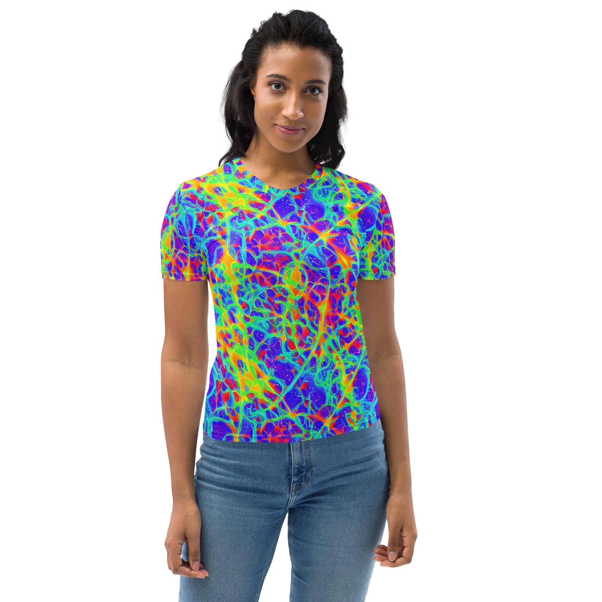 Radiant Mutation on Women's Crew Neck T-Shirt — Front