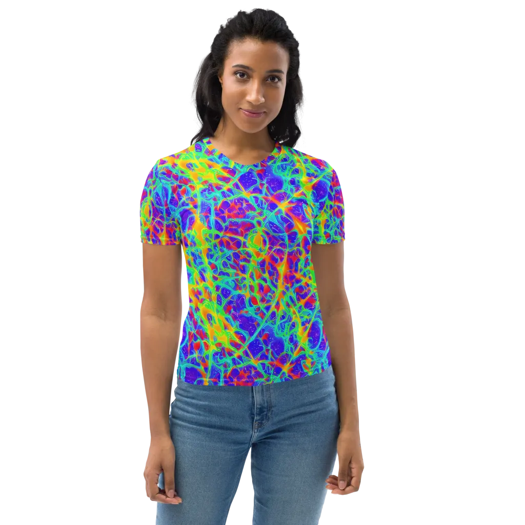 Radiant Mutation on Women's Crew Neck T-Shirt — Front