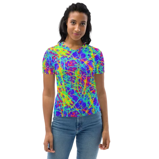 Radiant Mutation on a Women's Crew Neck T-Shirt