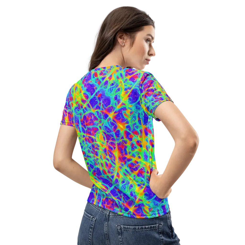 Radiant Mutation on Women's Crew Neck T-Shirt — Back