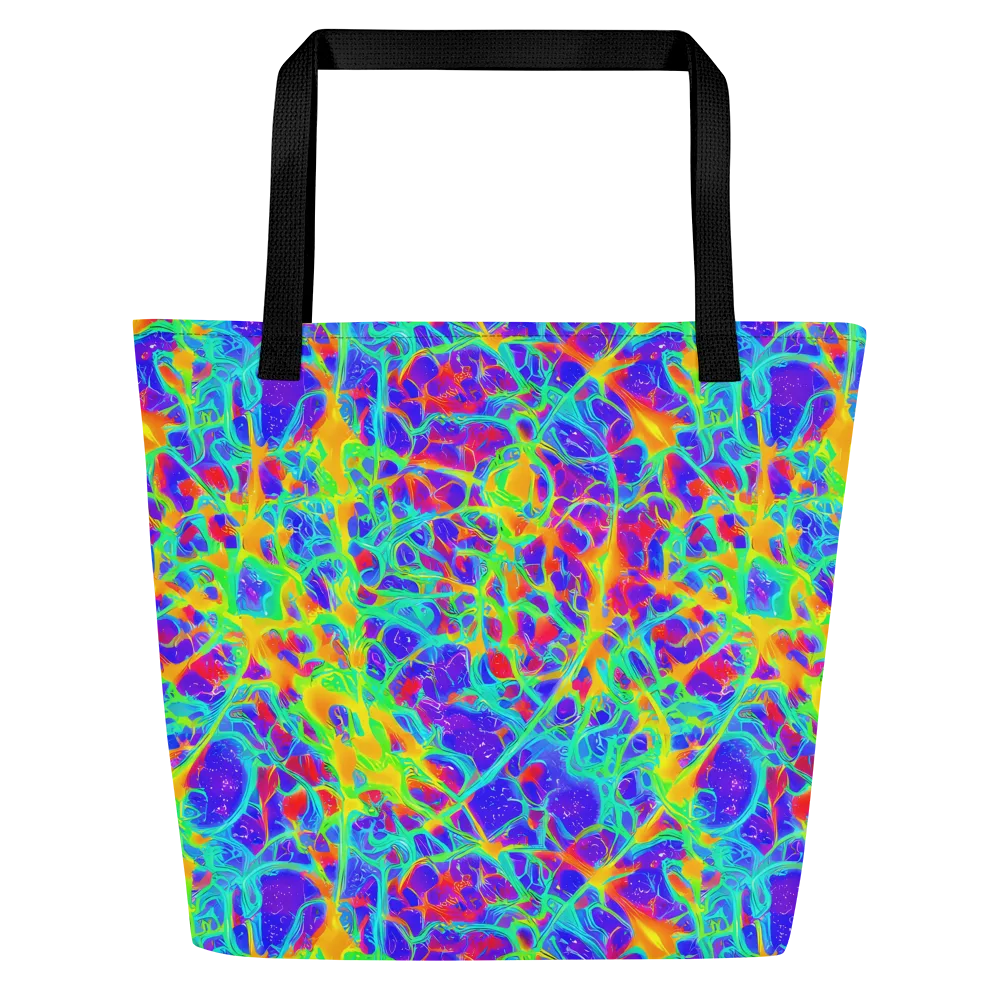 Radiant Mutation on Large Tote Bag W/ Pocket — Front