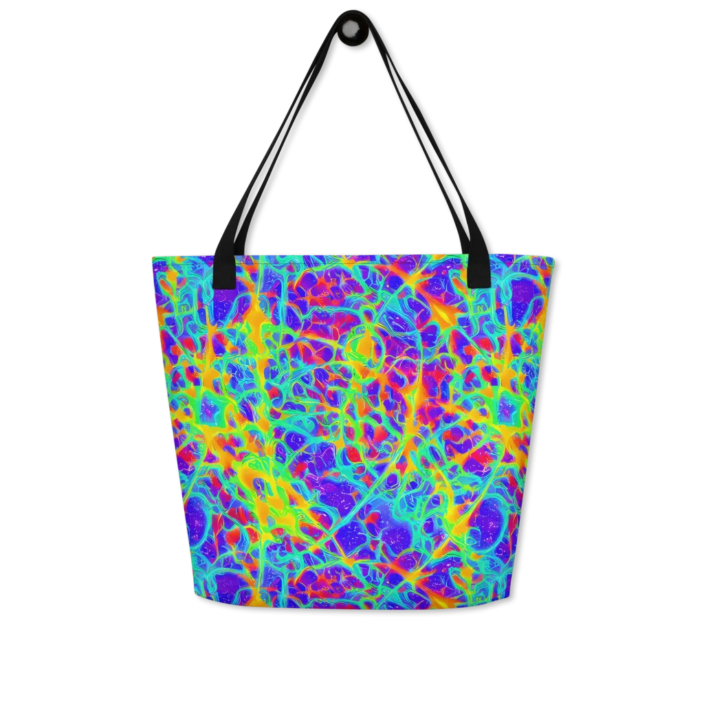 Radiant Mutation on Large Tote Bag W/ Pocket — Front
