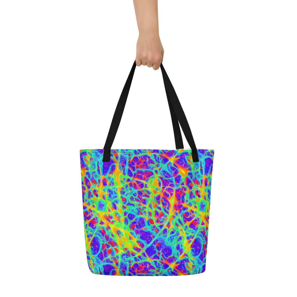 Radiant Mutation on Large Tote Bag W/ Pocket — Front