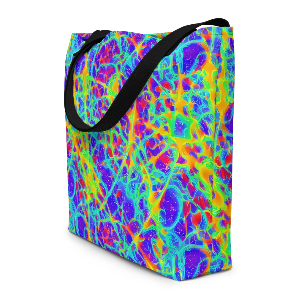 Radiant Mutation on Large Tote Bag W/ Pocket — Front
