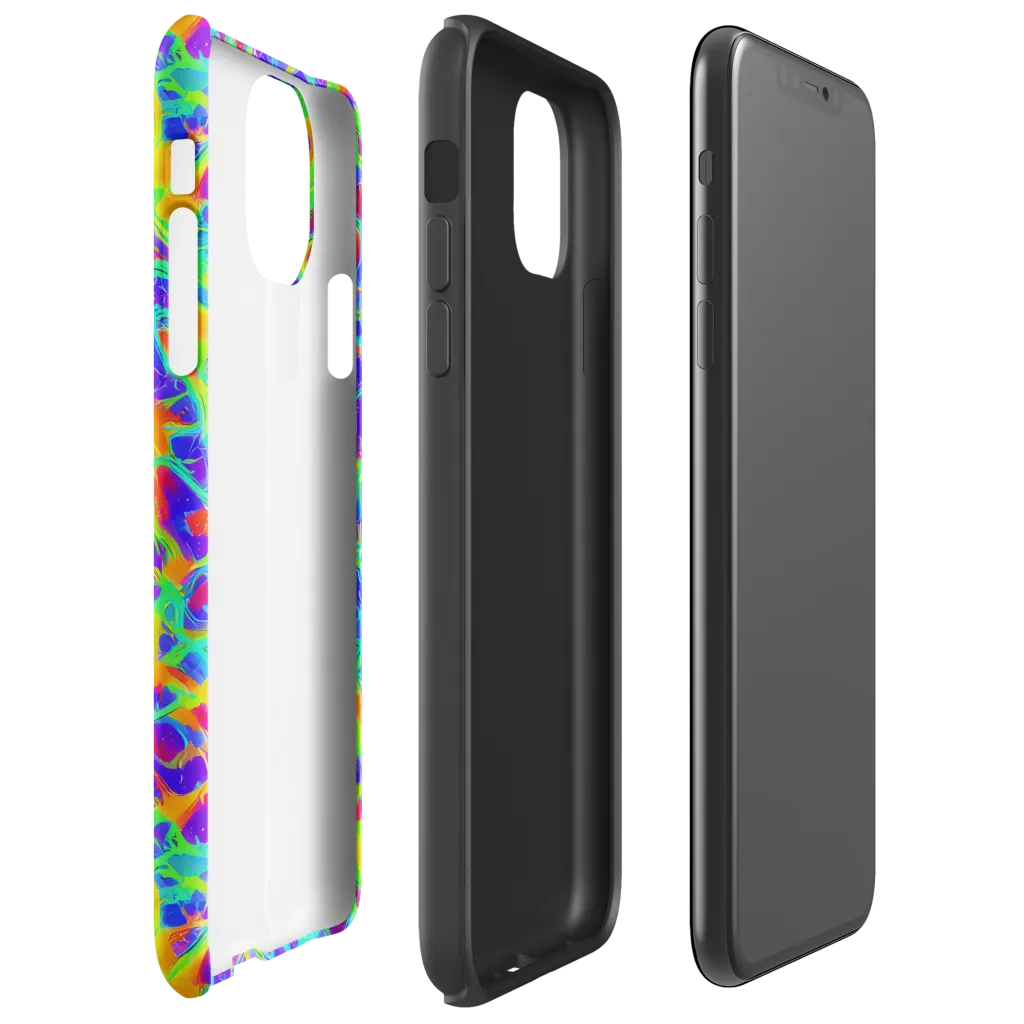 Radiant Mutation on Tough Case for iPhone® — Right