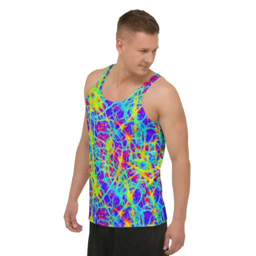 Radiant Mutation on a Men's Tank Top