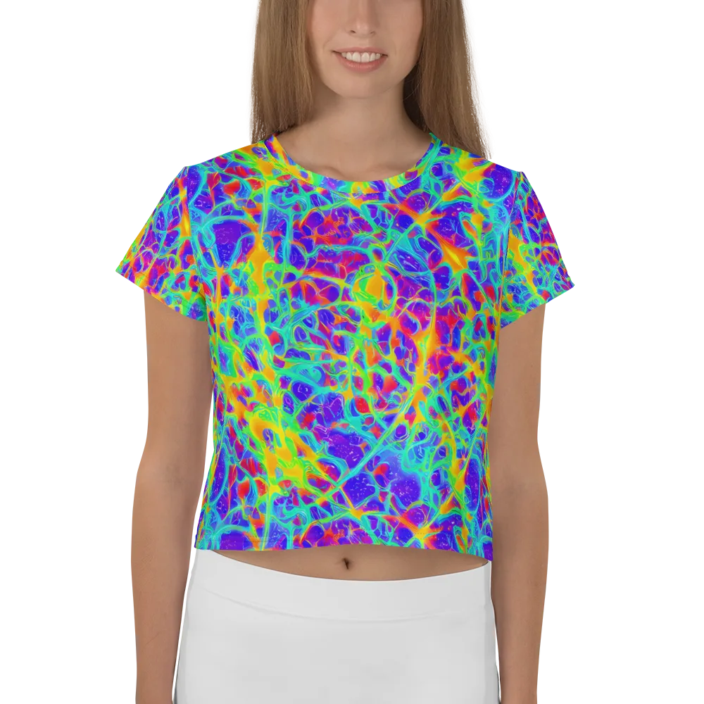 Radiant Mutation on Crop Tee — Front