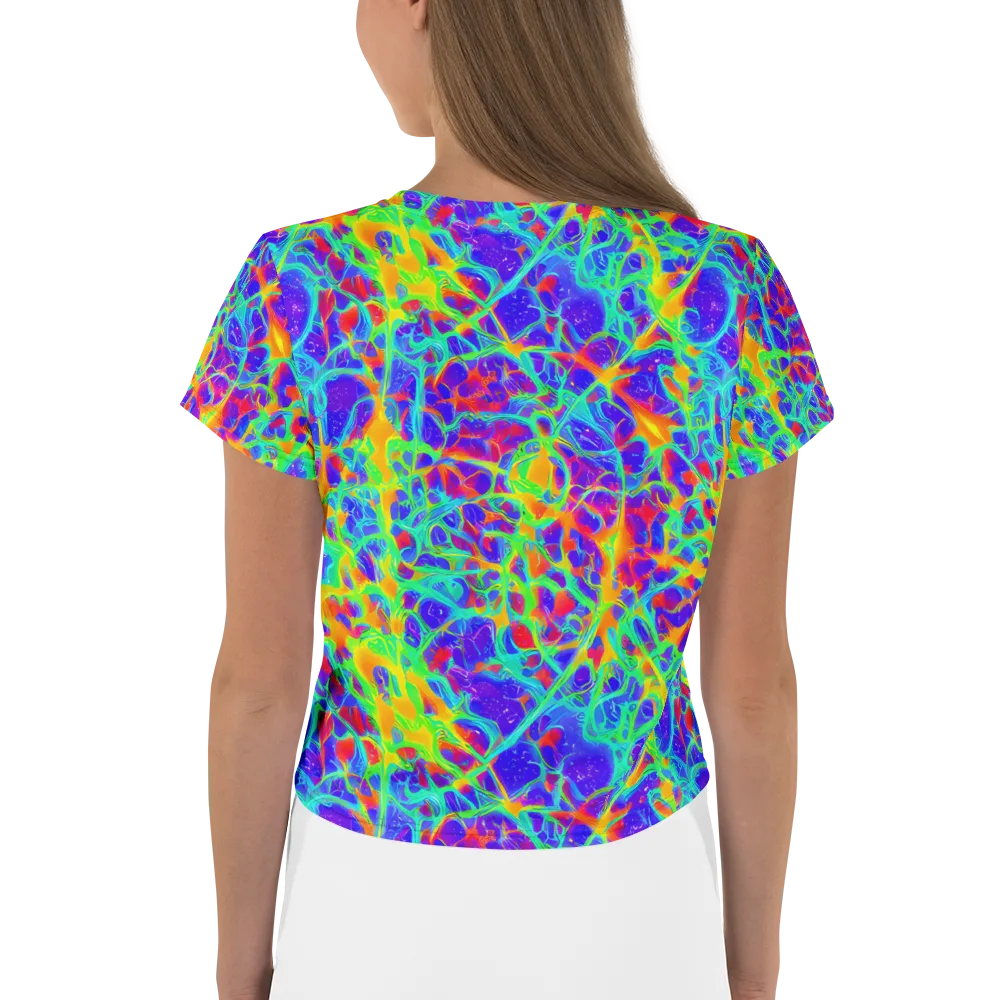 Radiant Mutation on Crop Tee — Back