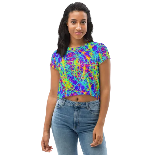 Radiant Mutation on a Crop Tee