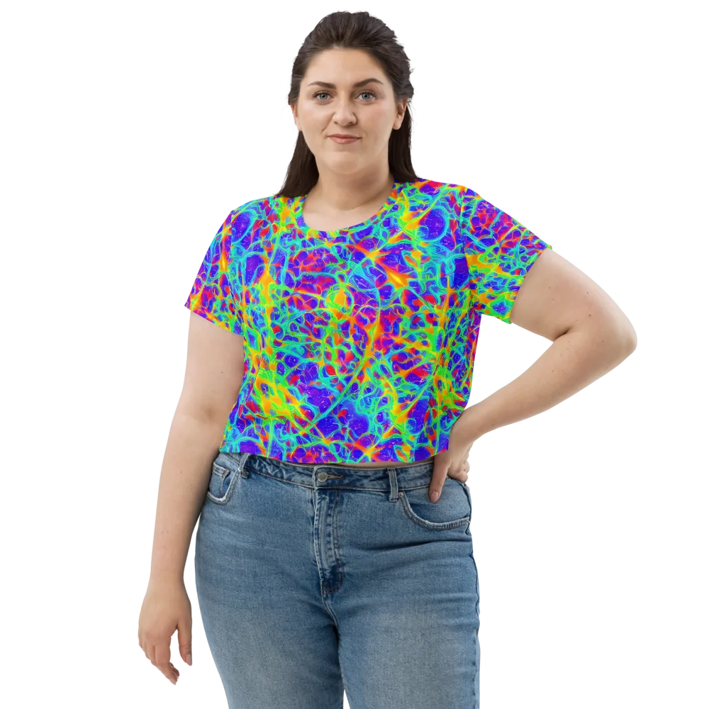 Radiant Mutation on Crop Tee — Front