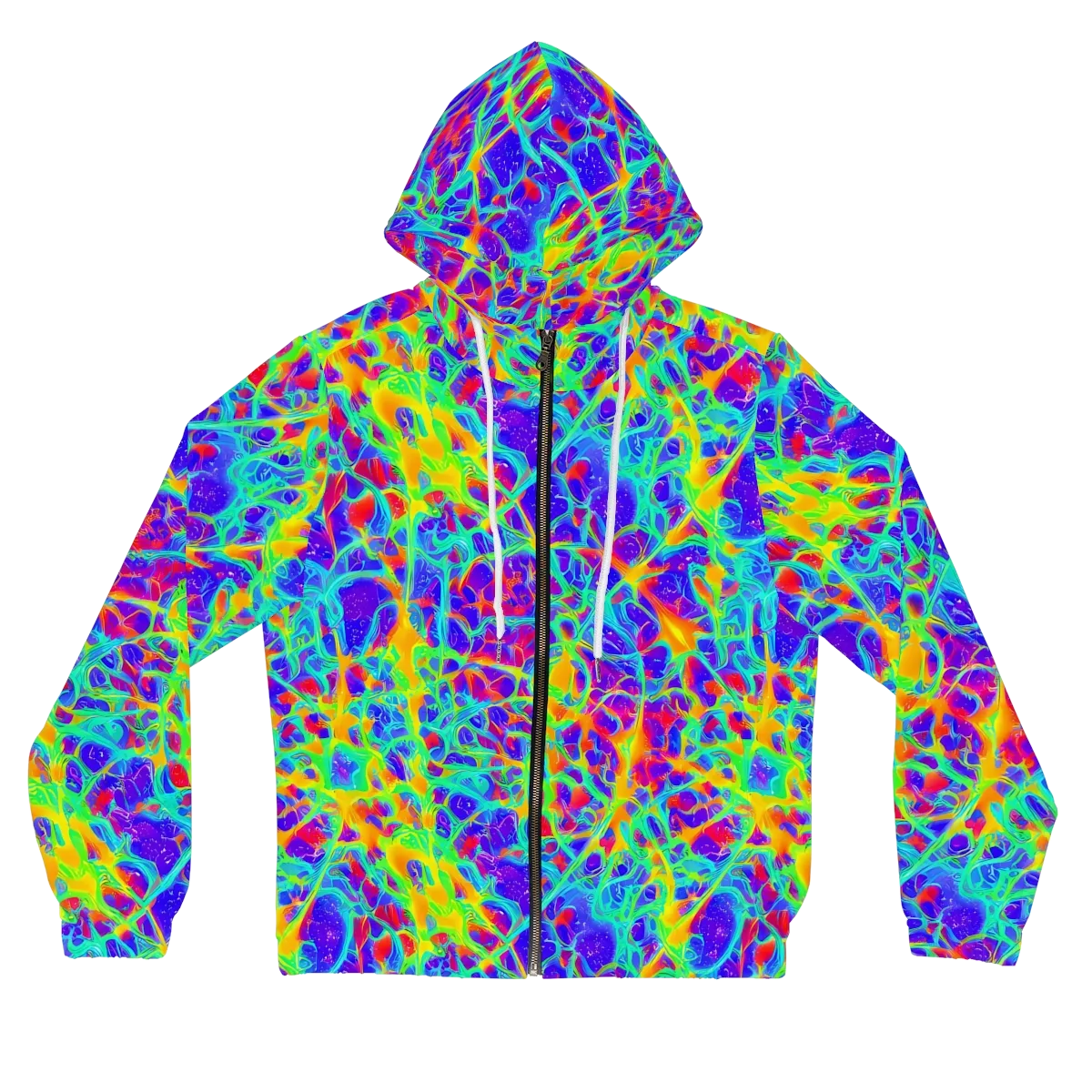 Radiant Mutation on Women's Full-Zip Hoodie — Front