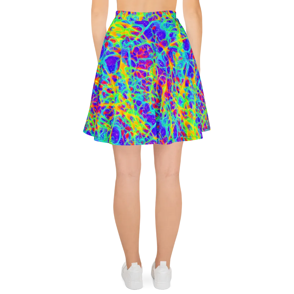 Radiant Mutation on Skater Skirt — Back