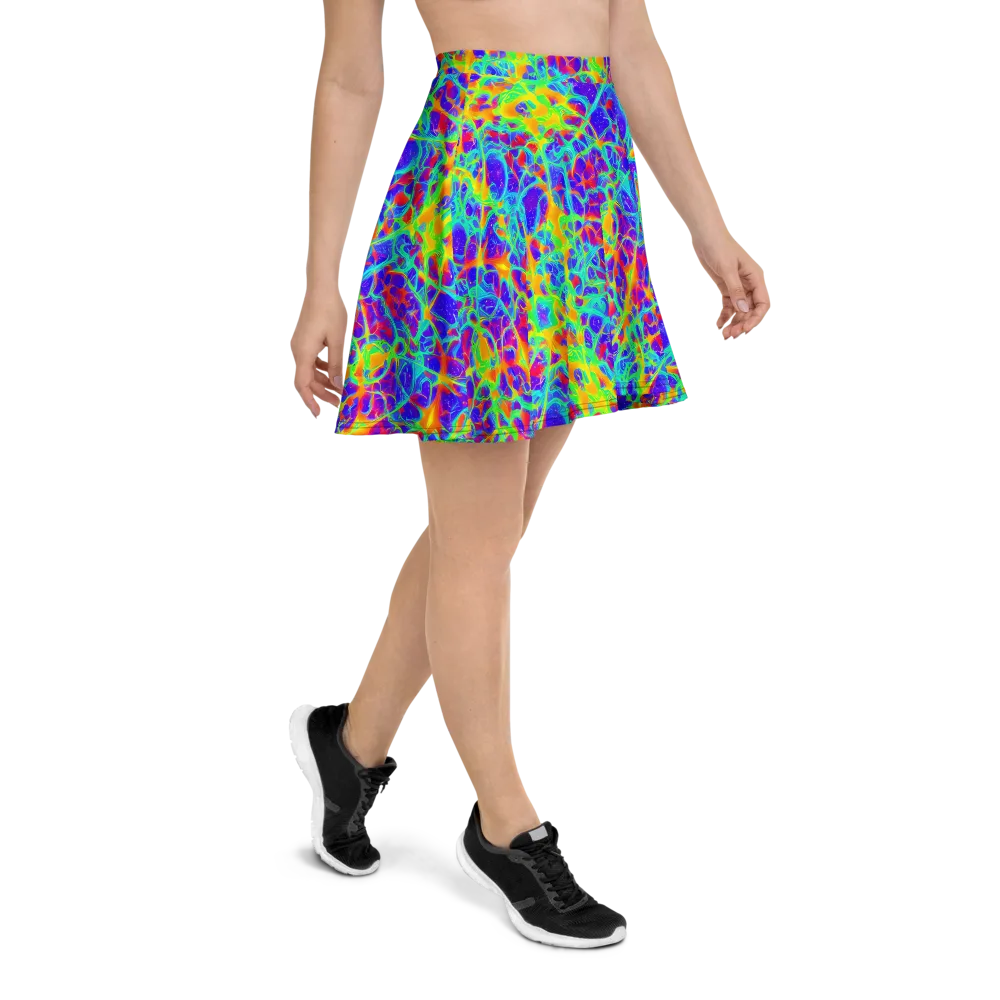 Radiant Mutation on Skater Skirt — Right