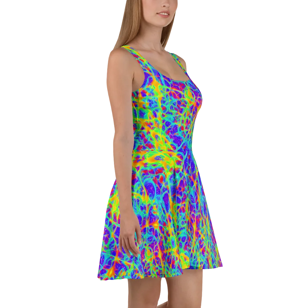 Radiant Mutation on Skater Dress — Right