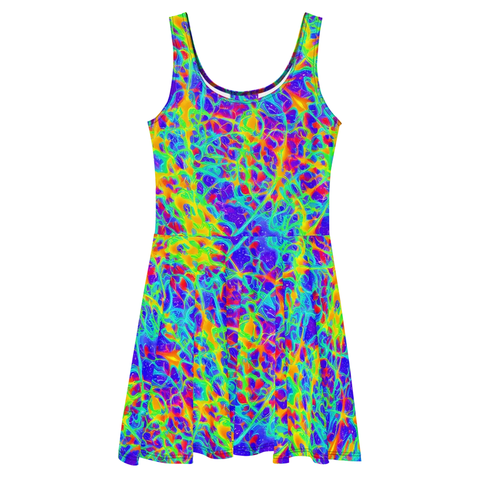 Radiant Mutation on Skater Dress — Front