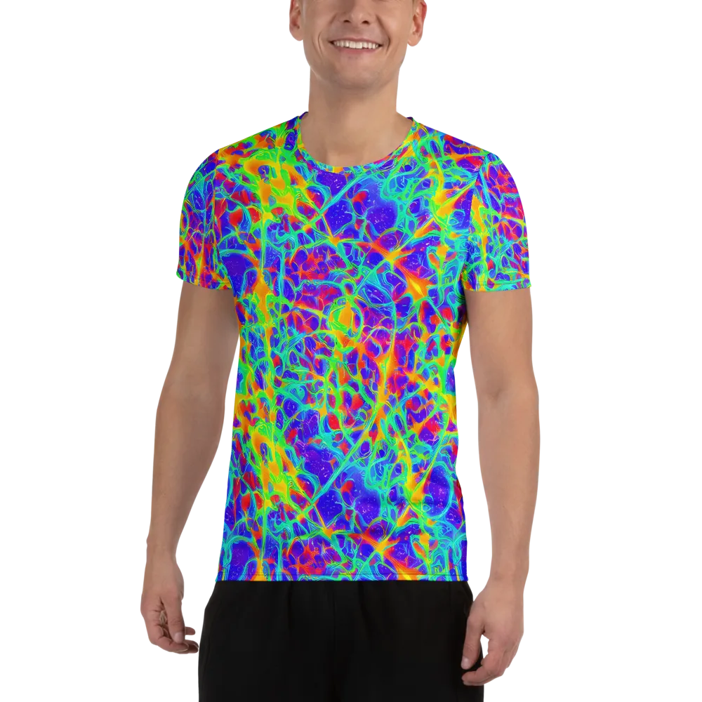 Radiant Mutation on Men's Athletic T-Shirt — Front