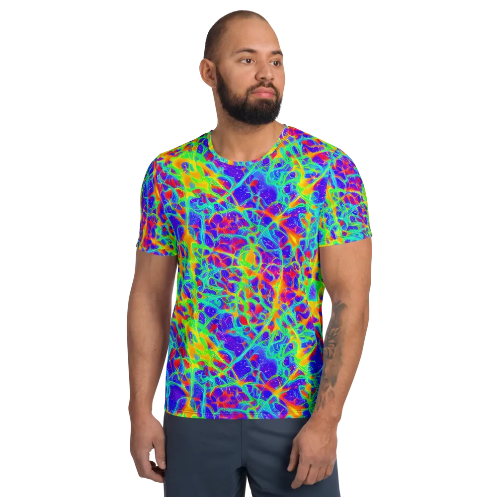 Radiant Mutation on Men's Athletic T-Shirt — Front