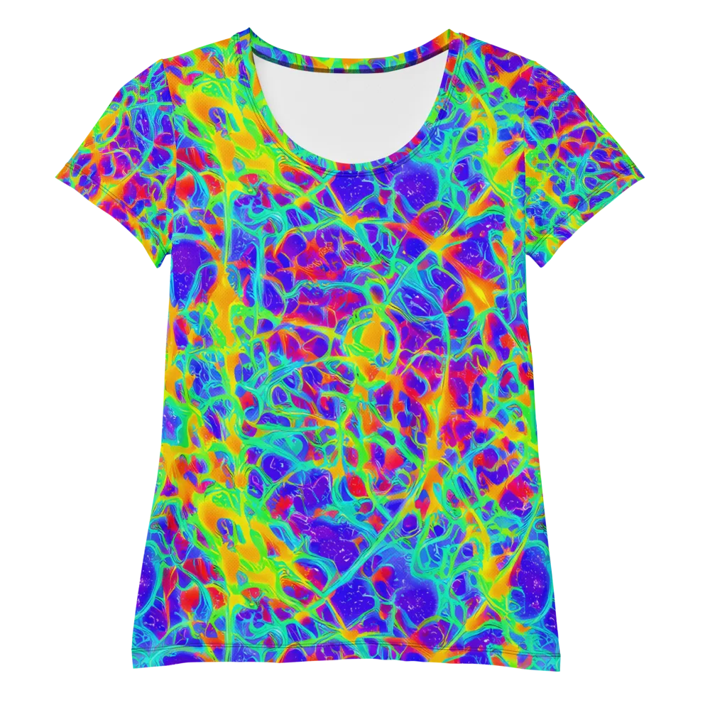 Radiant Mutation on Women's Athletic T-Shirt — Front