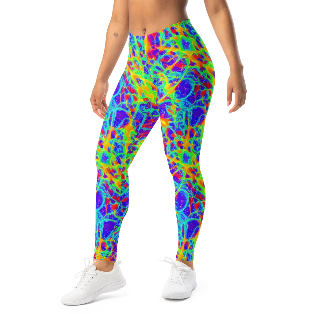 Radiant Mutation on Leggings — Left Front