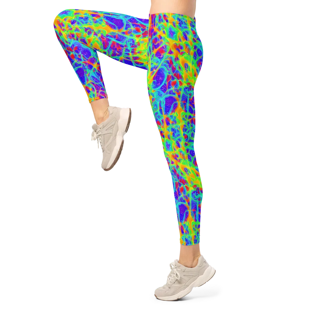Radiant Mutation on Leggings — Left