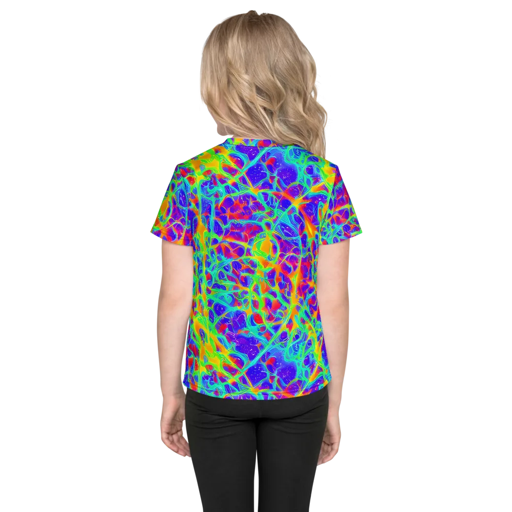 Radiant Mutation on Kids Crew Neck T-Shirt — Back