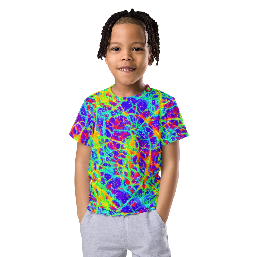 Radiant Mutation on Kids Crew Neck T-Shirt — Front