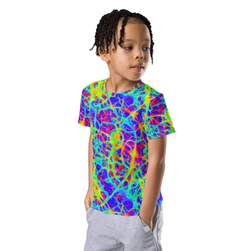 Radiant Mutation on a Kids Crew Neck T-Shirt