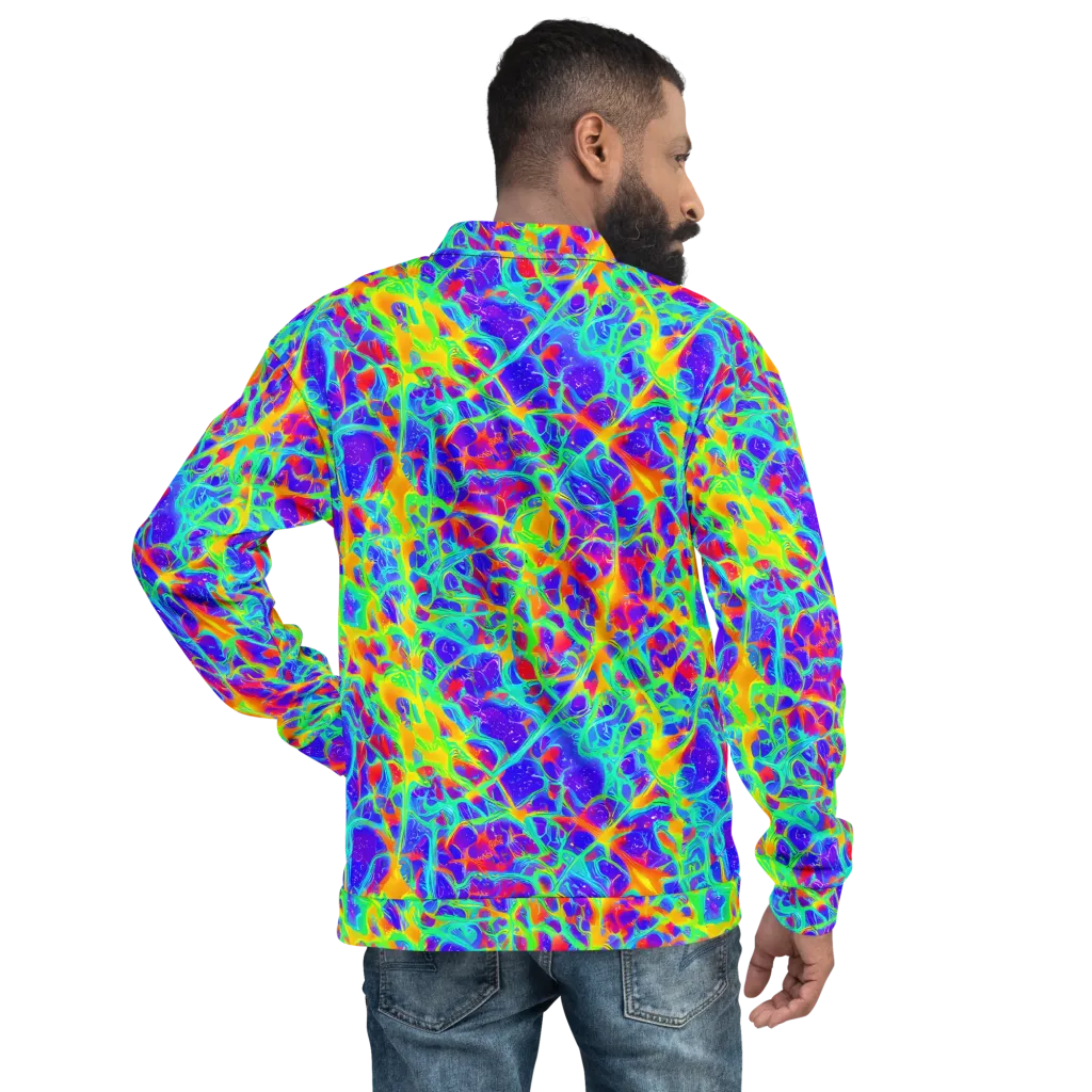 Radiant Mutation on Bomber Jacket — Back