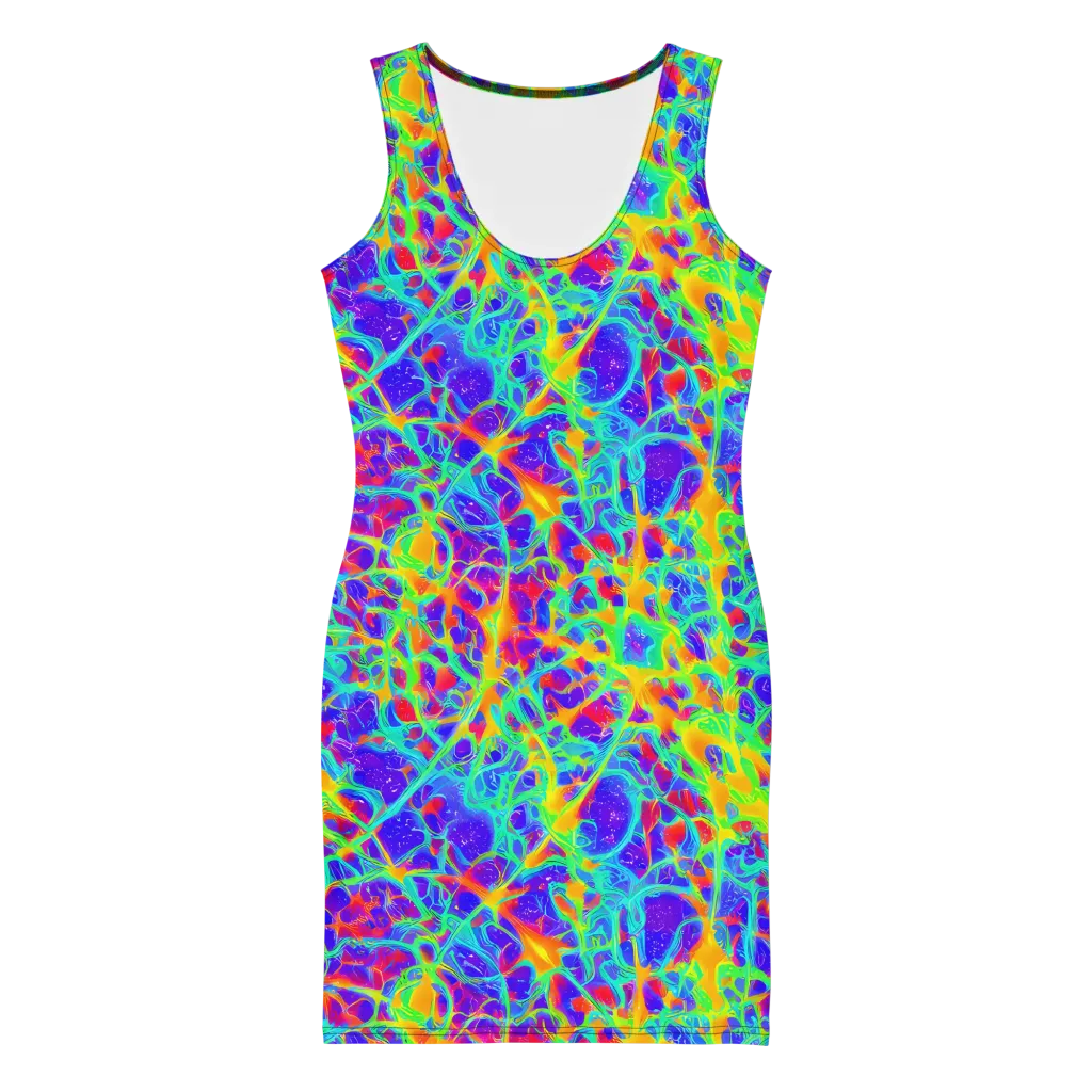 Radiant Mutation on Bodycon Dress — Front