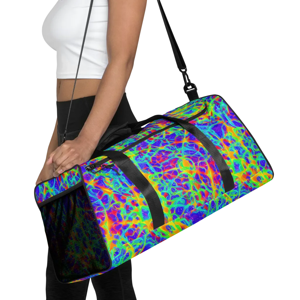 Radiant Mutation on Duffle Bag — Front