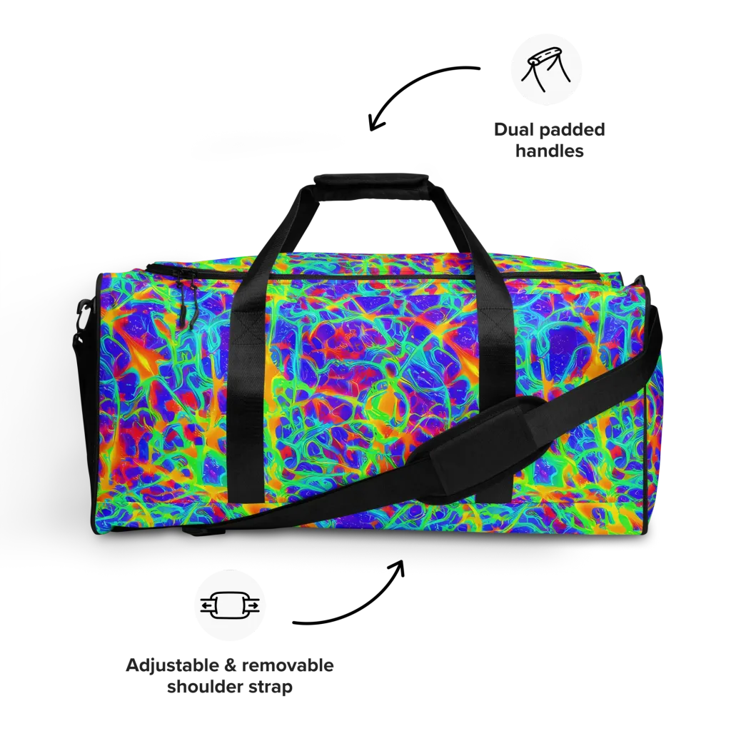 Radiant Mutation on Duffle Bag — Front
