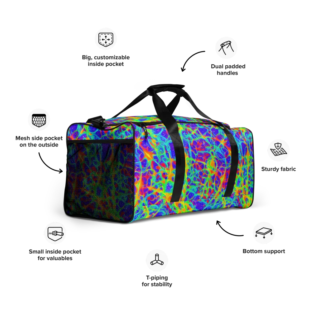 Radiant Mutation on Duffle Bag — Right Front