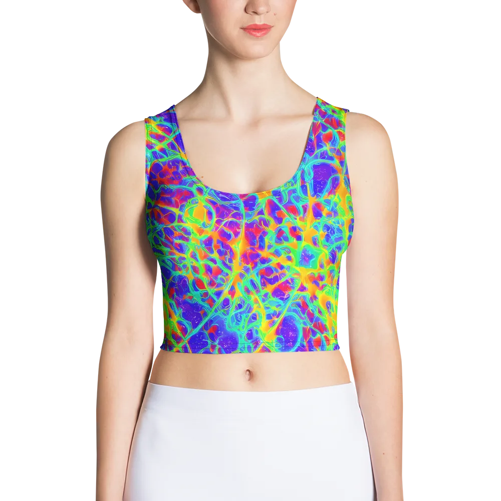 Radiant Mutation on Crop Top — Front