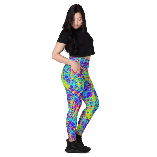 Radiant Mutation on a Leggings with Pockets