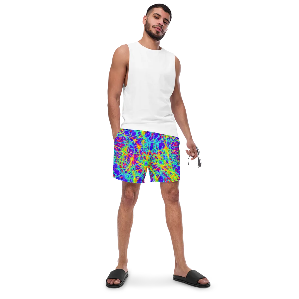 Radiant Mutation on Swim Trunks — Front