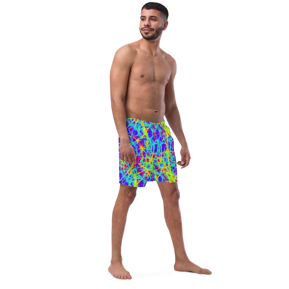 Radiant Mutation on Swim Trunks — Right Front